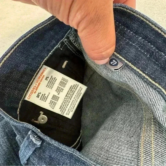 Citizens of Humanity AVA LOW RISE STRAIGHT Jeans size 27 - Picture 8 of 15